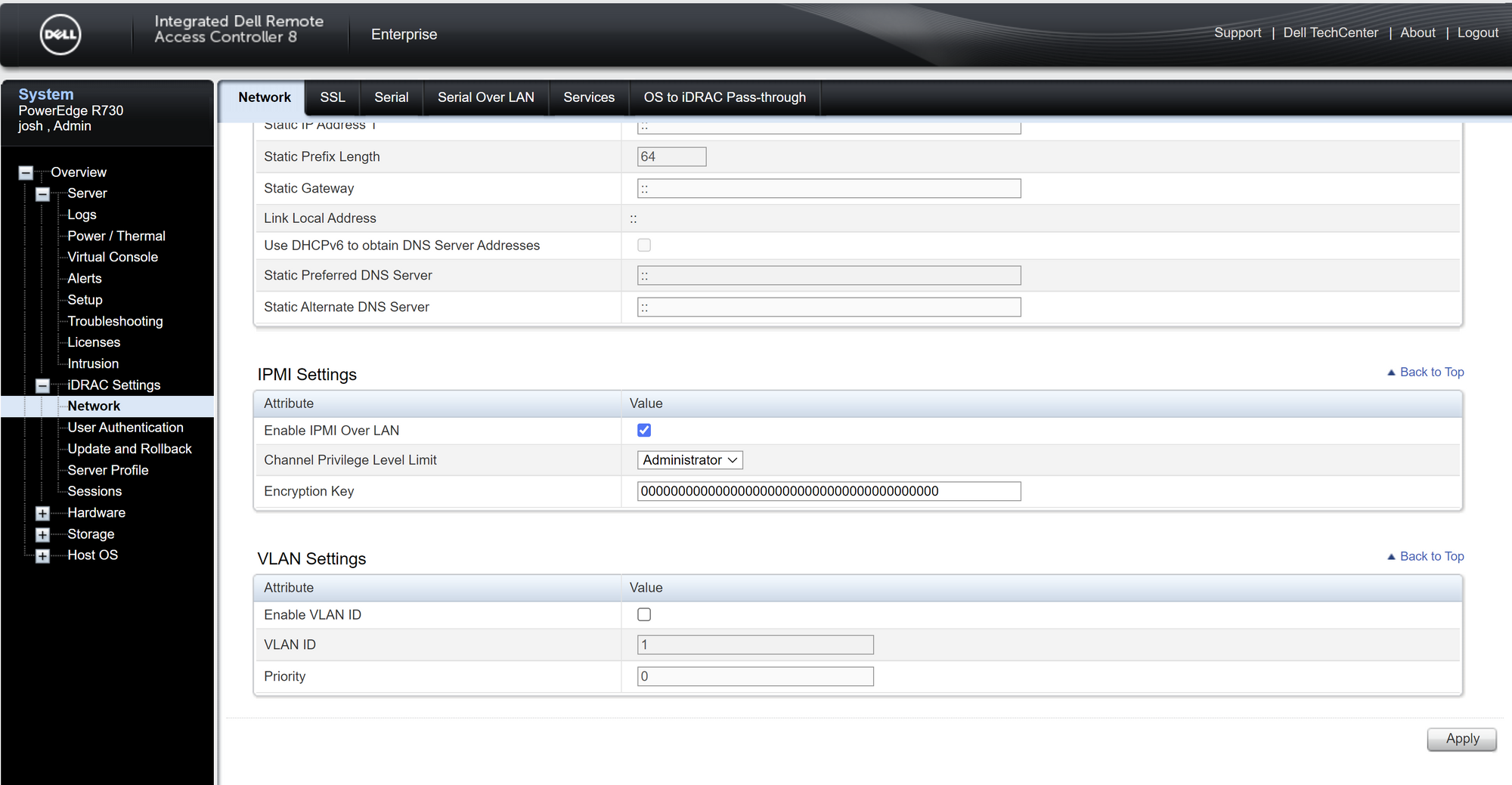 Quiet Fans on Dell PowerEdge Servers Via IPMI